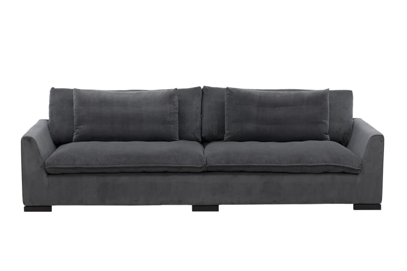 Durham 3-seters Sofa - Mørkegrå Manchester - Møbler - Sofaer - 3 seter sofa