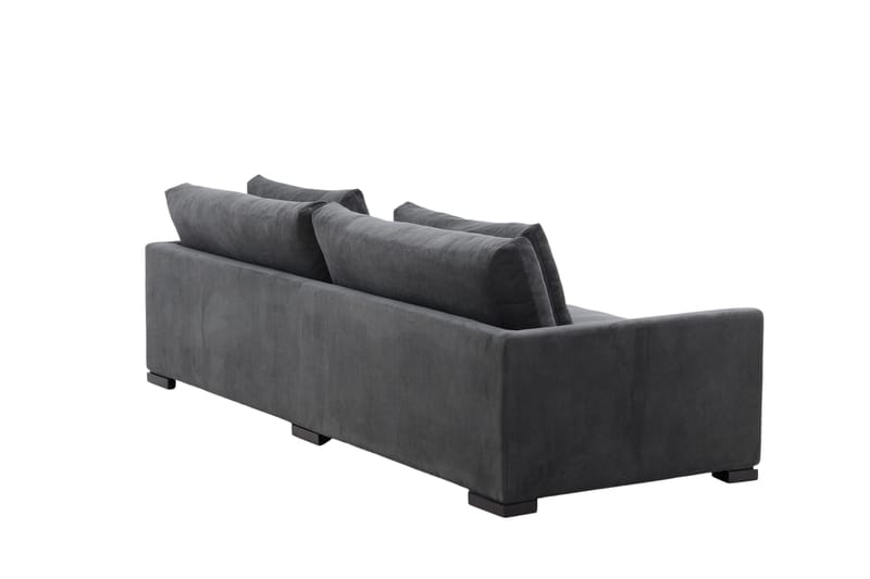 Durham 3-seters Sofa - Mørkegrå Manchester - Møbler - Sofaer - 3 seter sofa