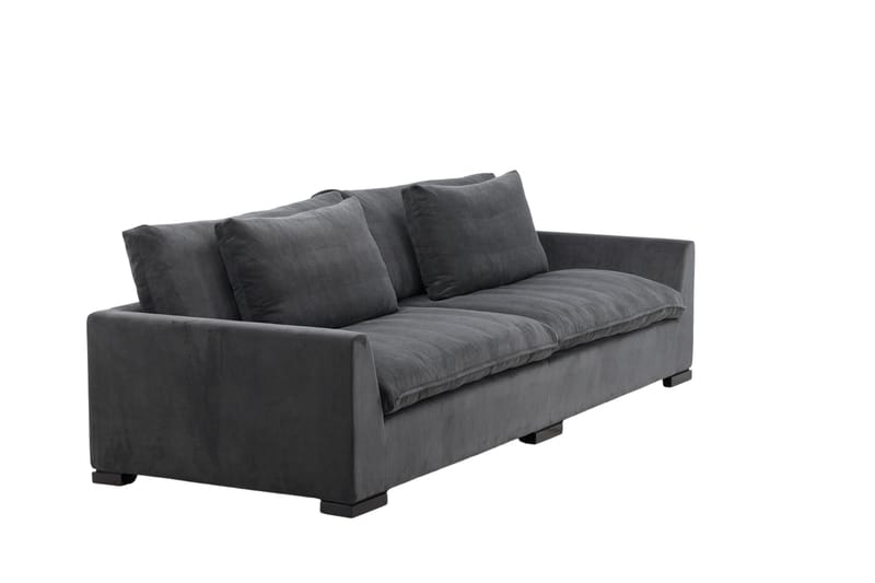 Durham 3-seters Sofa - Mørkegrå Manchester - Møbler - Sofaer - 3 seter sofa