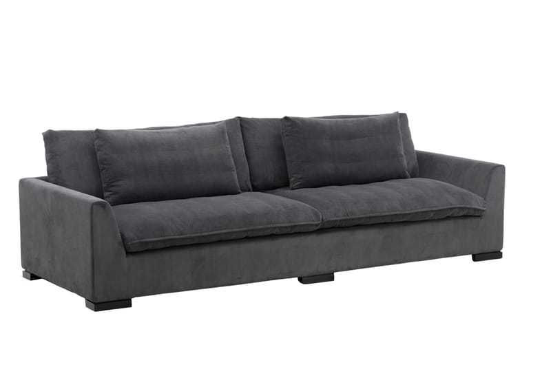 Durham 3-seters Sofa - Mørkegrå Manchester - Møbler - Sofaer - 3 seter sofa