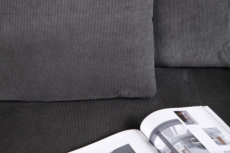 Durham 3-seters Sofa - Mørkegrå Manchester - Møbler - Sofaer - 3 seter sofa