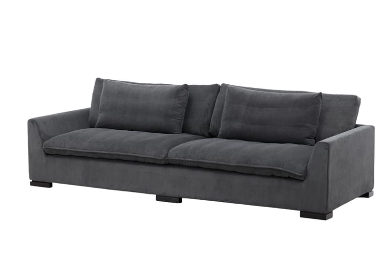 Durham 3-seters Sofa - Mørkegrå Manchester - Møbler - Sofaer - 3 seter sofa