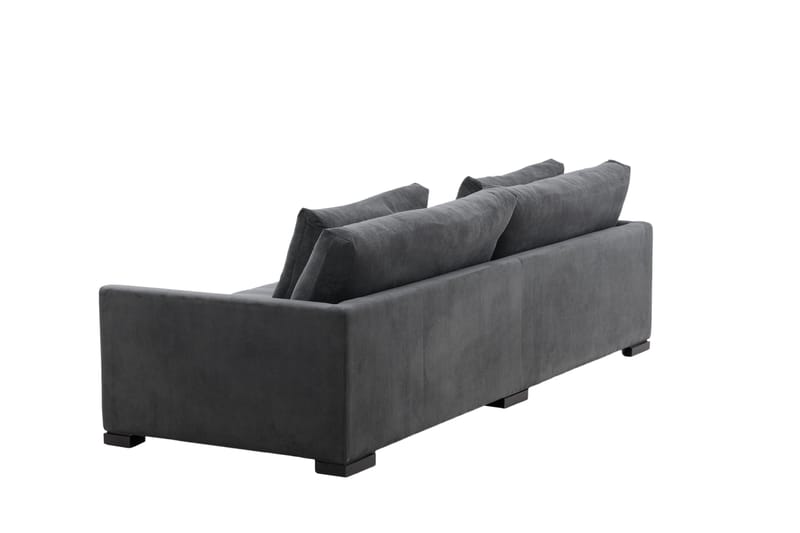 Durham 3-seters Sofa - Mørkegrå Manchester - Møbler - Sofaer - 3 seter sofa