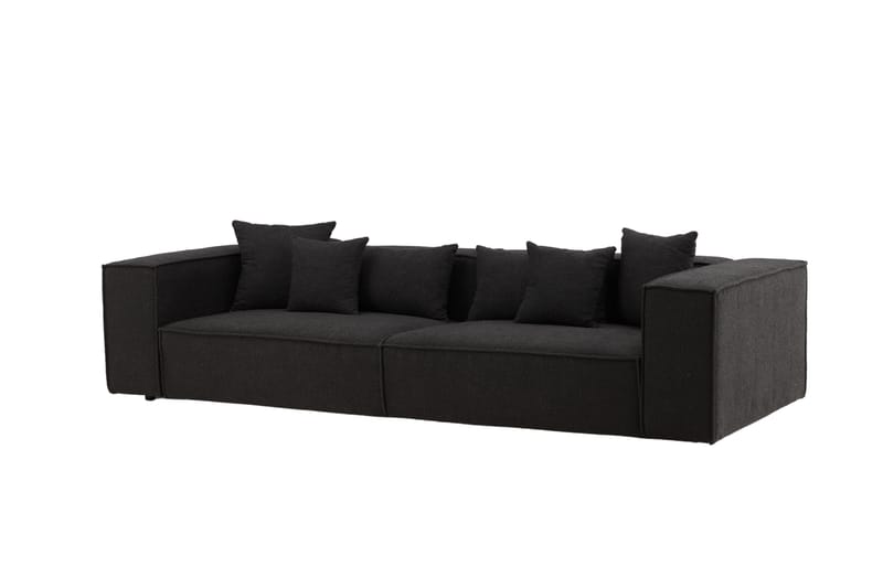 Gillholmen Sofa 3-seter - Svart/Mørkegrå - Møbler - Sofaer - 3 seter sofa