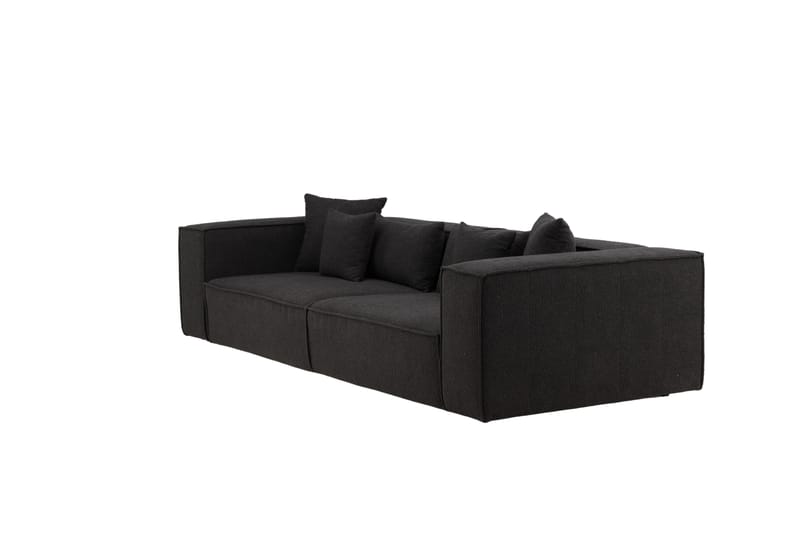 Gillholmen Sofa 3-seter - Svart/Mørkegrå - Møbler - Sofaer - 3 seter sofa