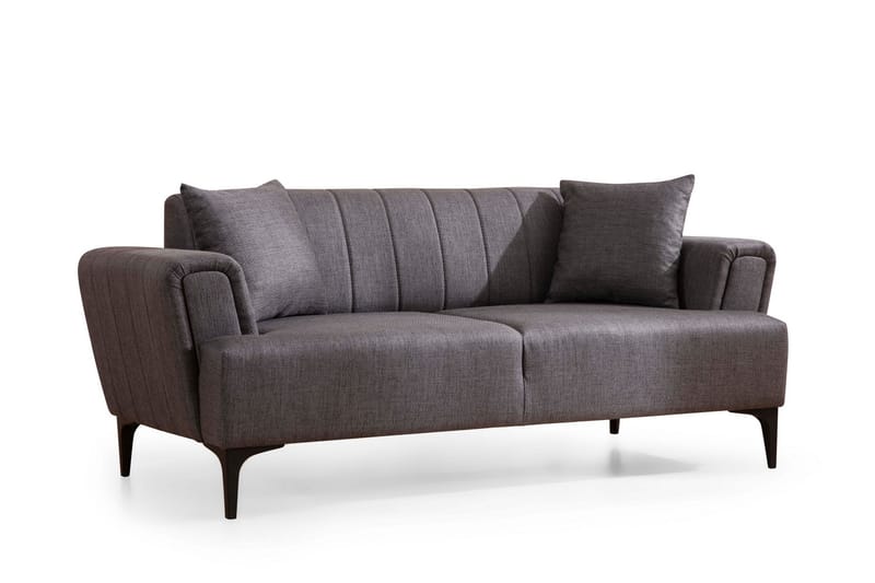 3-seter Sofa Hamlets - Mørkegrå - 2 seter sofa