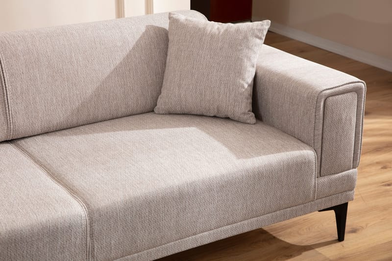 3-seter Sofa Naoko - Lysebrun - Møbler - Sofaer - 2 seter sofa