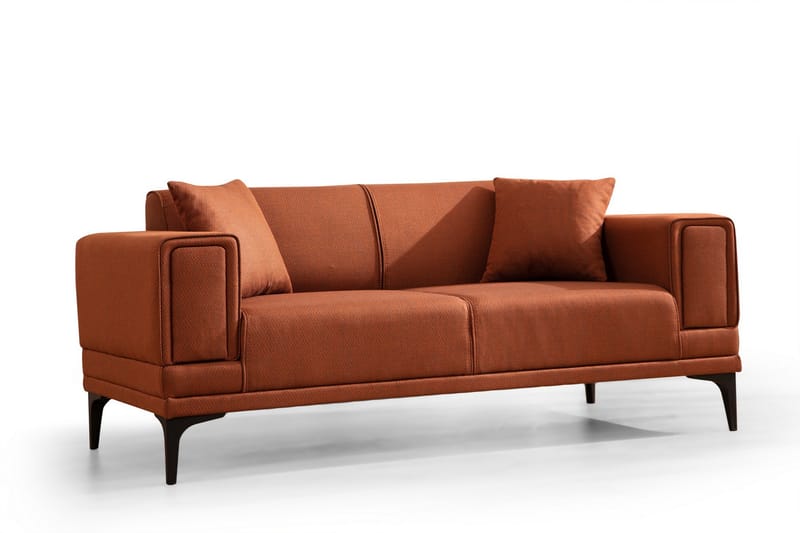 3-seter Sofa Naoko - Rød - Møbler - Sofaer - 2 seter sofa