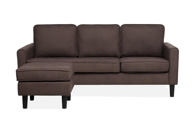 Sofa 2-4 Seter Med Fotskammel Avesta - Brun - Møbler - Sofaer - 3 seter sofa