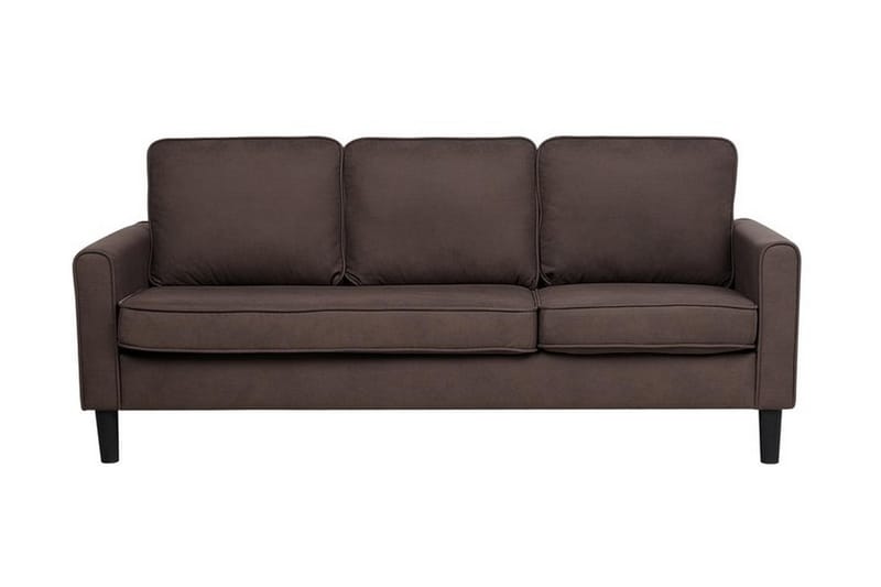 Sofa 2-4 Seter Med Fotskammel Avesta - Brun - Møbler - Sofaer - 3 seter sofa