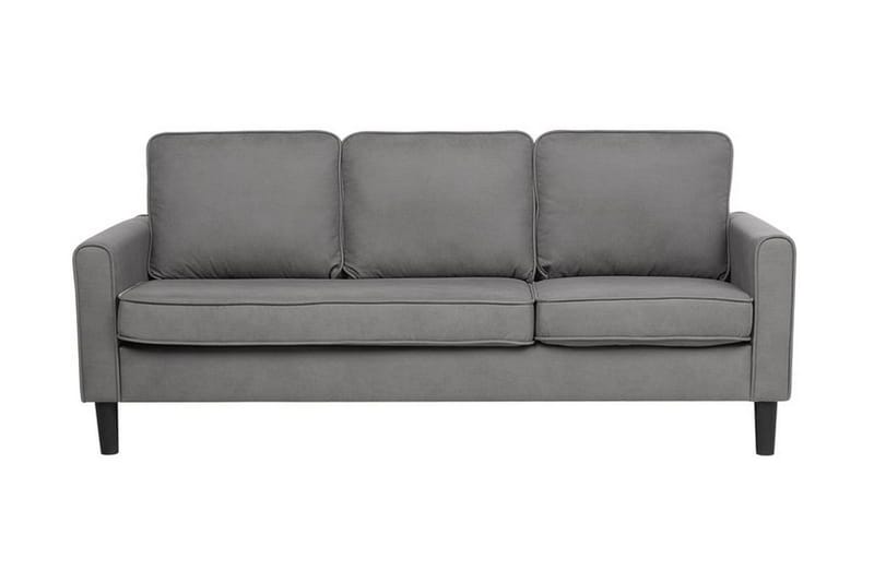 Sofa 2-4 Seter Med Fotskammel Avesta - Grå - Møbler - Sofaer - 3 seter sofa