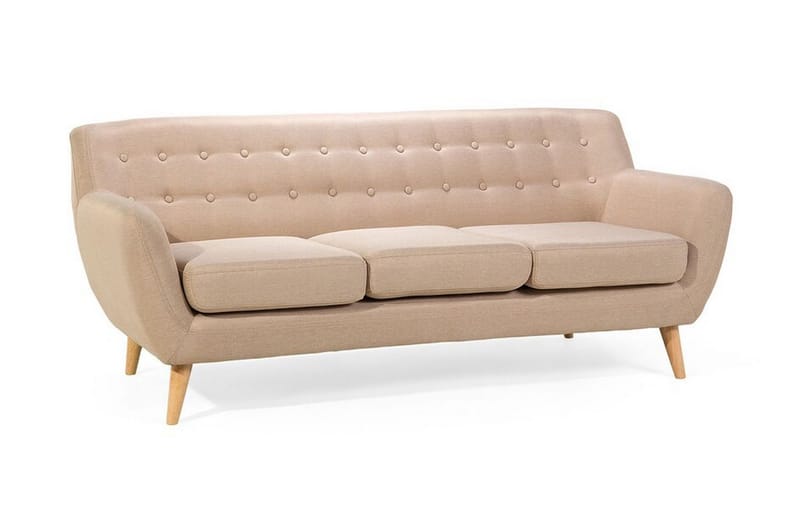 Sofa 3-seter Motala - Beige - Møbler - Sofaer - 3 seter sofa