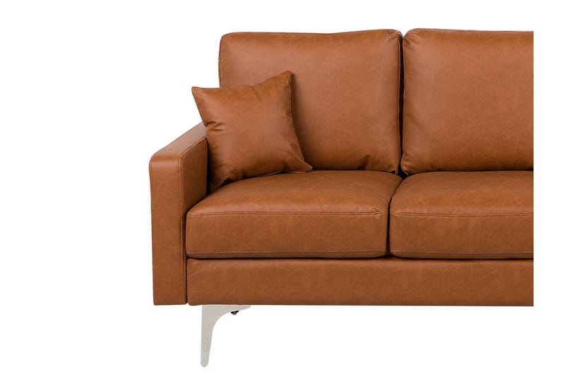 Sofa 3-seters Gavle - Brun - Møbler - Sofaer - 3 seter sofa