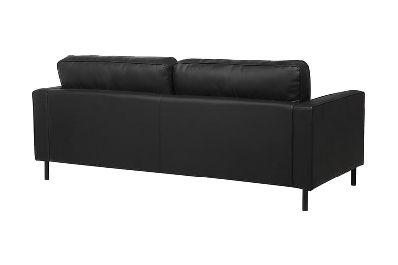 Sofa 3-seters Saval - Svart - Møbler - Sofaer - 3 seter sofa