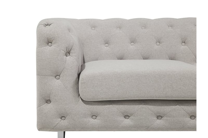 Sofa 3-seters Vissland - Beige | Grå - Møbler - Sofaer - 3 seter sofa