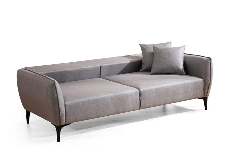 Sofa 3-seters Wangaratta - Grå - Møbler - Sofaer - 3 seter sofa