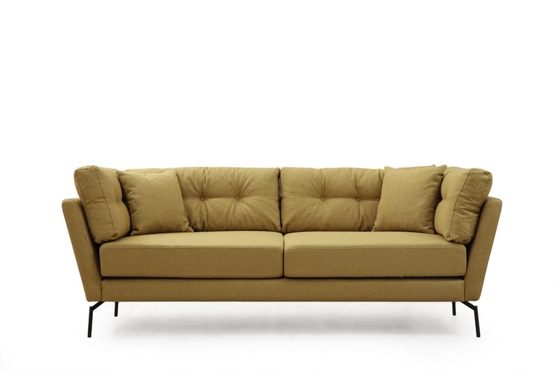 Sofa 3-seters Yass - Grønn - Møbler - Sofaer - 3 seter sofa