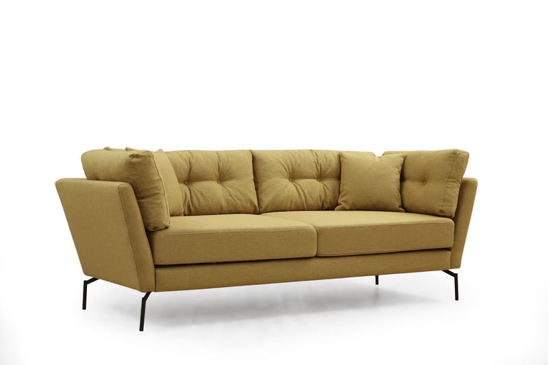 Sofa 3-seters Yass - Grønn - Møbler - Sofaer - 3 seter sofa