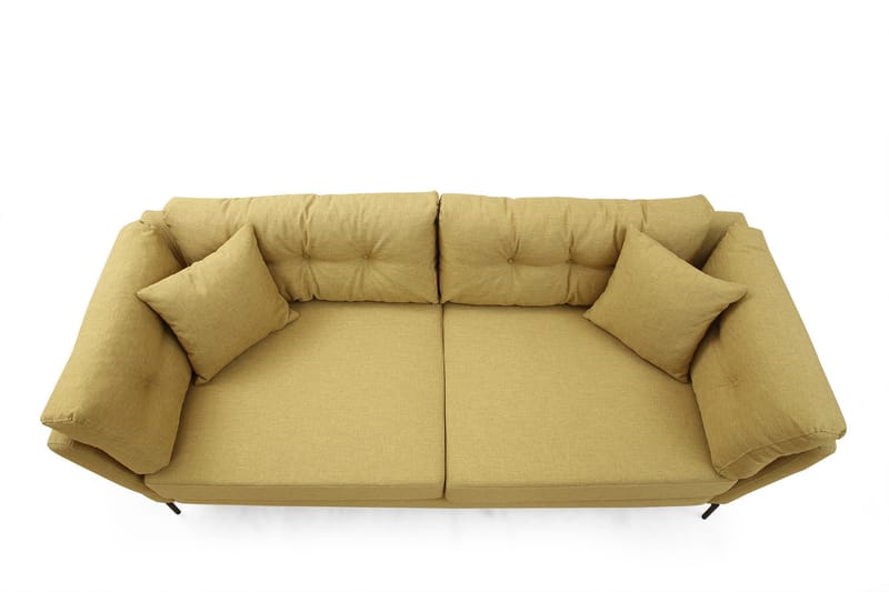 Sofa 3-seters Yass - Grønn - Møbler - Sofaer - 3 seter sofa