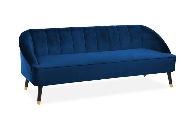 Sofa Alsvag 2-4-seter - Blå - Møbler - Sofaer - 3 seter sofa