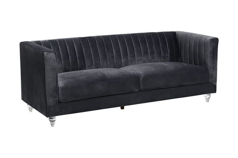 Sofa Arvika - Svart - Møbler - Sofaer - 3 seter sofa