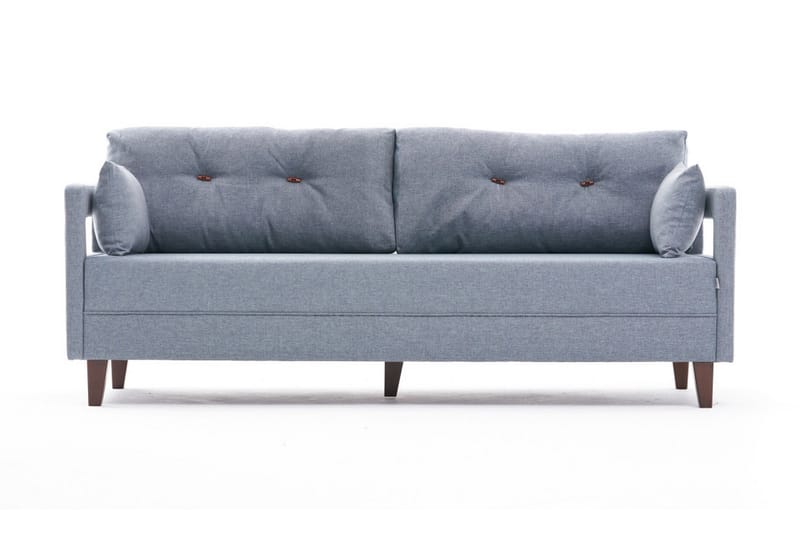 Sofa Burkina 3-seters - Blå - Møbler - Sofaer - 3 seter sofa