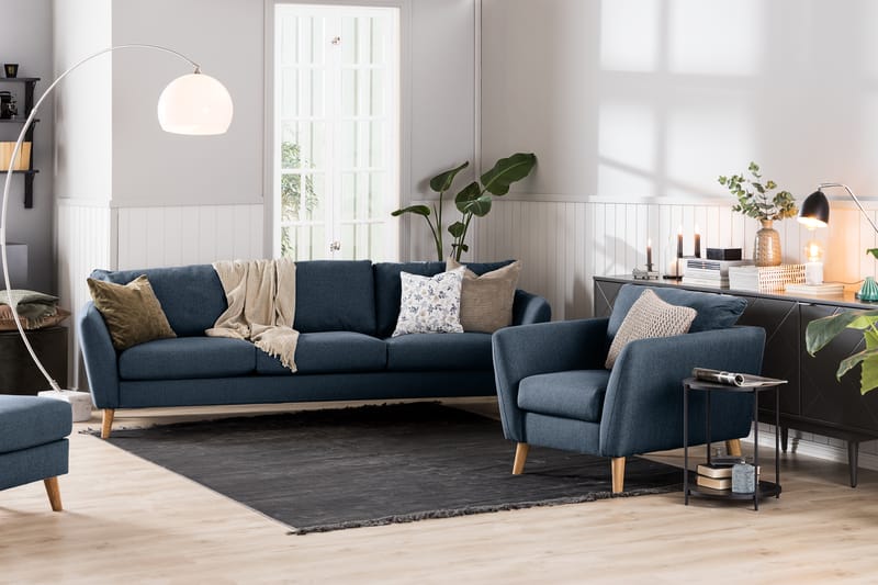 Sofa Colt 3-seter - Blå - Møbler - Sofaer - 3 seter sofa