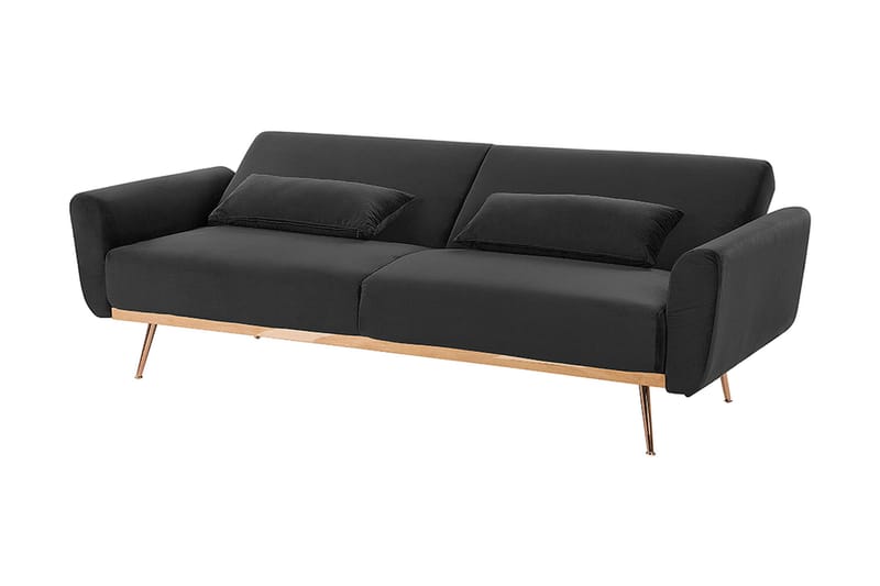 Sofa Eina - Svart - Møbler - Sofaer - 3 seter sofa