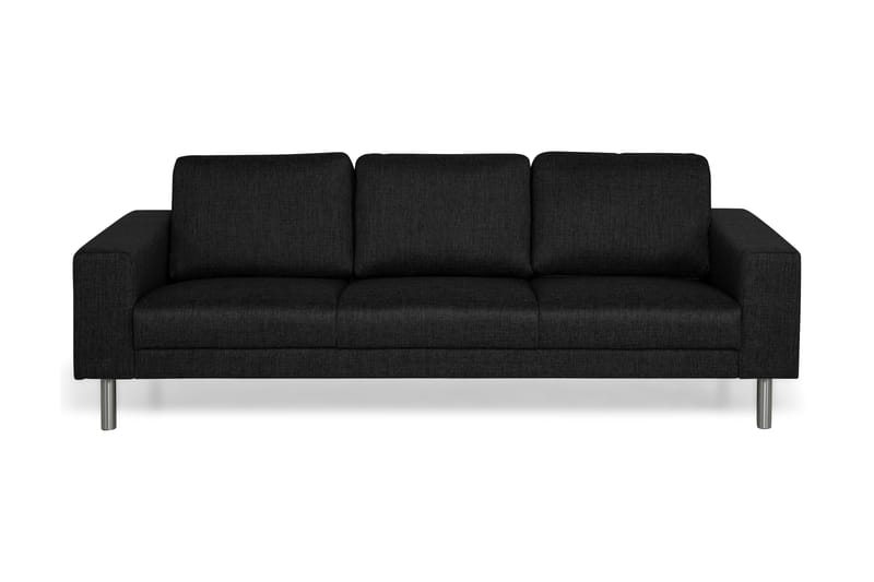 Sofa Erstavik 3-seter - Svart - Møbler - Sofaer - 3 seter sofa