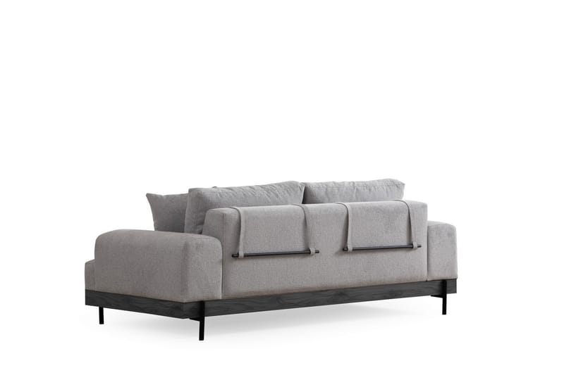 Sofa Eti 3-sits - Grå - Møbler - Sofaer - 3 seter sofa