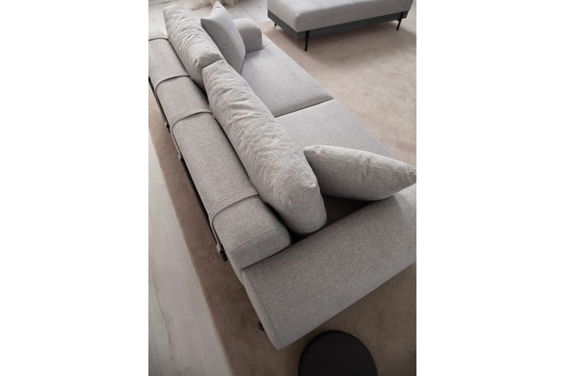 Sofa Eti 3-sits - Grå - Møbler - Sofaer - 3 seter sofa