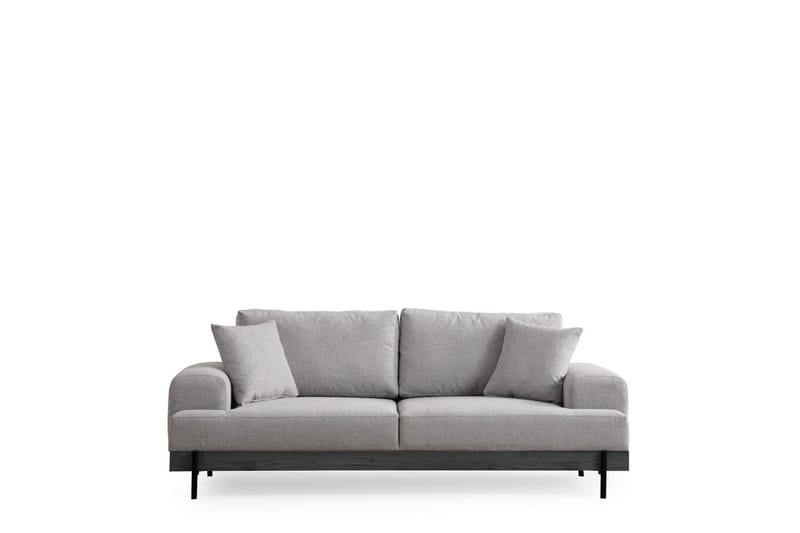 Sofa Eti 3-sits - Grå - Møbler - Sofaer - 3 seter sofa