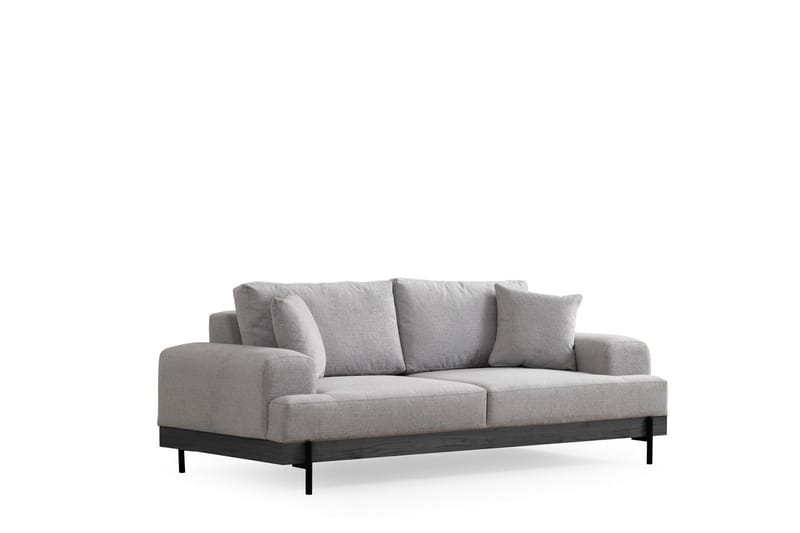 Sofa Eti 3-sits - Grå - Møbler - Sofaer - 3 seter sofa