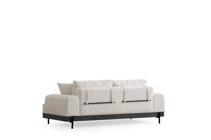 Sofa Eti 3-sits - Hvit - Møbler - Sofaer - 3 seter sofa