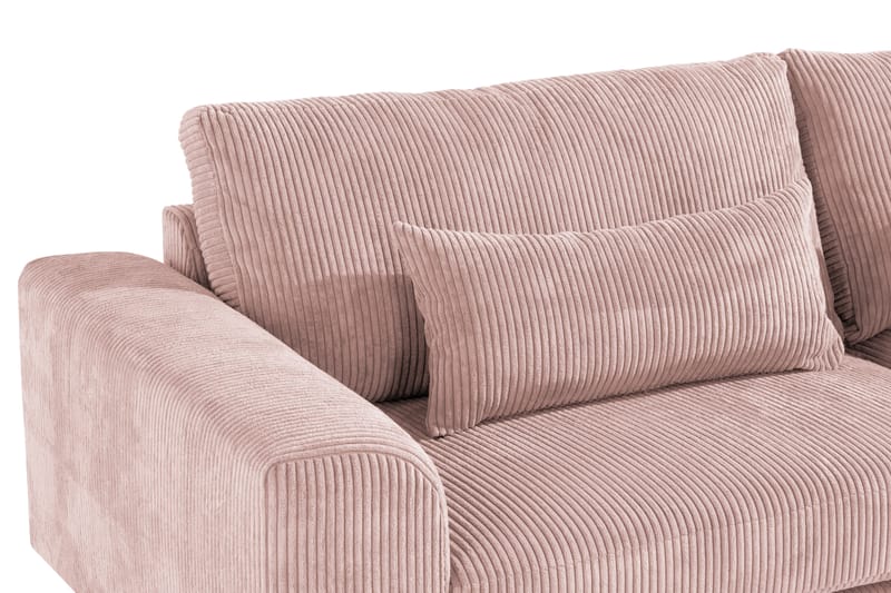 Sofa Haga 3-seter Lin - Lyserød - Møbler - Sofaer - 3 seter sofa