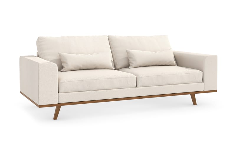 Sofa Haga 3-seter Lin - Møbler - Sofaer - 3 seter sofa