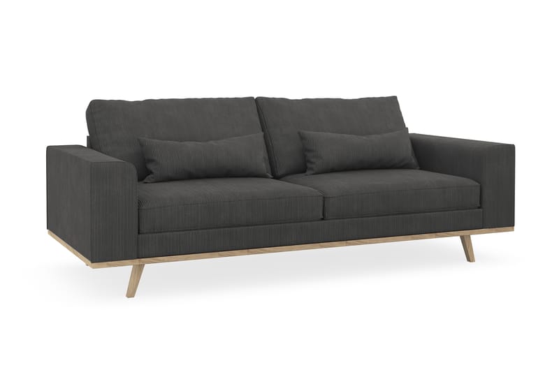 Sofa Haga 3-seter Lin - Møbler - Sofaer - 3 seter sofa