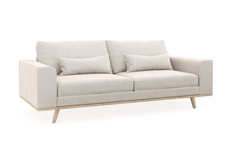 Sofa Haga 3-seter Lin - Møbler - Sofaer - 3 seter sofa