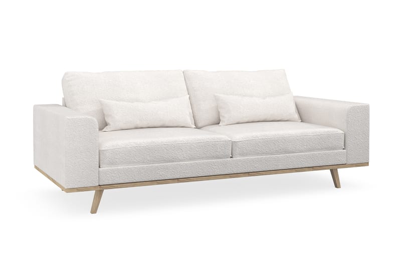 Sofa Haga 3-seter Lin - Møbler - Sofaer - 3 seter sofa