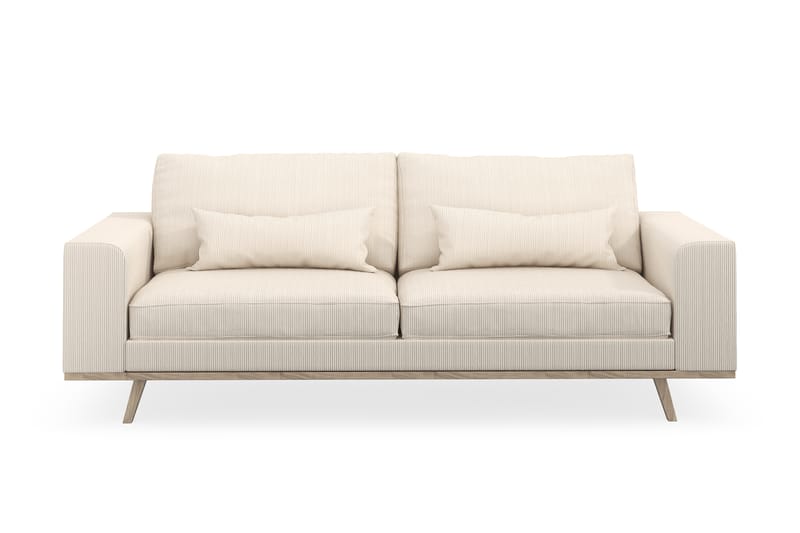 Sofa Haga 3-seter Lin - Møbler - Sofaer - 3 seter sofa