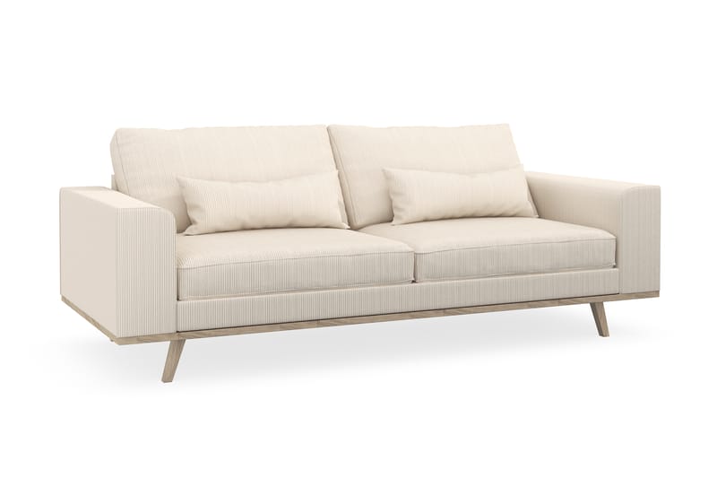 Sofa Haga 3-seter Lin - Møbler - Sofaer - 3 seter sofa