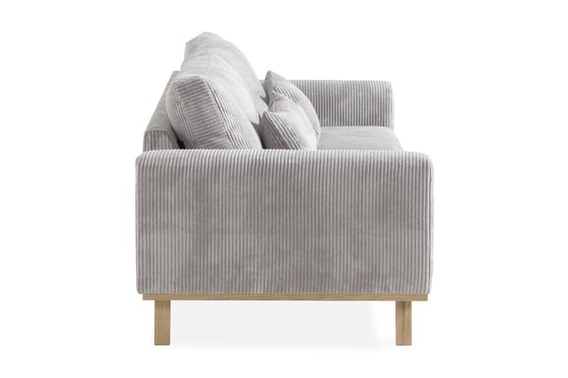 Sofa Haga 3-seter - Lysegrå - Møbler - Sofaer - 3 seter sofa