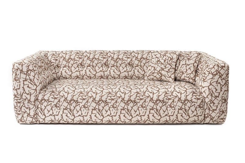 Sofa Manato 2-sits - Brun - Møbler - Sofaer - 3 seter sofa