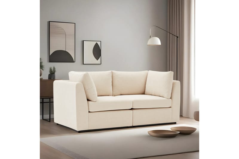 Sofa Mottona 2-sits - Cream - Møbler - Sofaer - 3 seter sofa