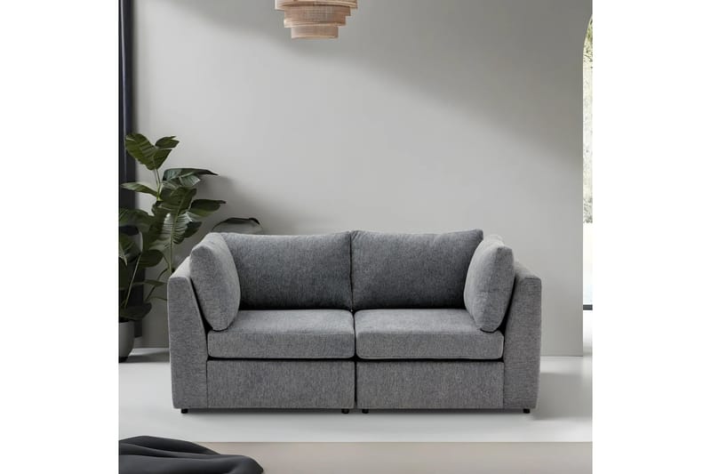 Sofa Mottona 2-sits - Grå - Møbler - Sofaer - 3 seter sofa