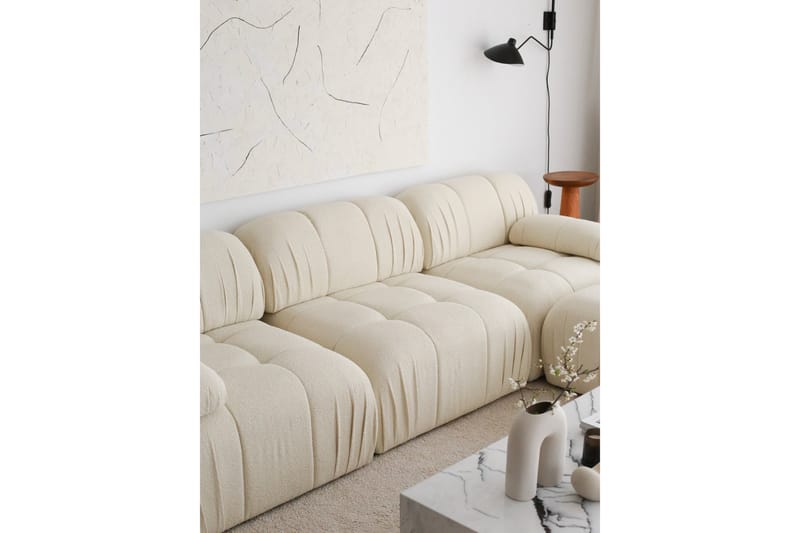 Sofa Murum 3-sits - Hvit - Møbler - Sofaer - 3 seter sofa