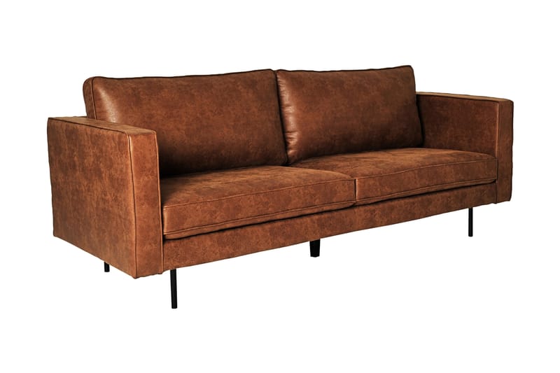 Sofa Mylina 3-seter - Brun - Møbler - Sofaer - 3 seter sofa