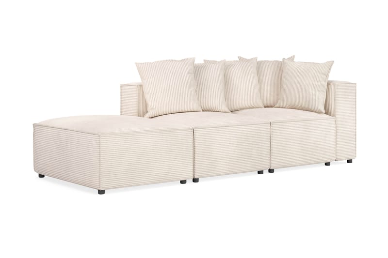 Sofa Narender 3-seters - Beige - Møbler - Sofaer - 3 seter sofa