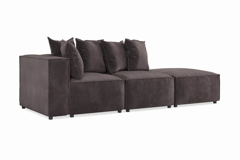 Sofa Narender 3-seters - Grå - Møbler - Sofaer - 3 seter sofa