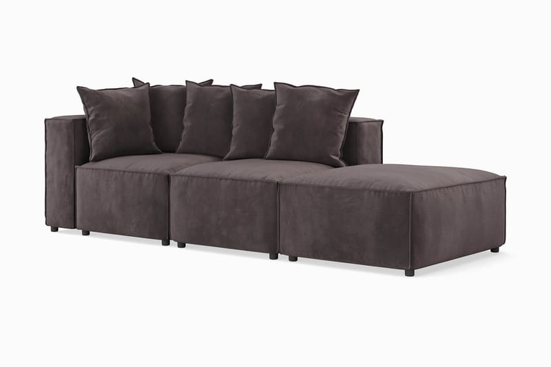 Sofa Narender 3-seters - Grå - Møbler - Sofaer - 3 seter sofa